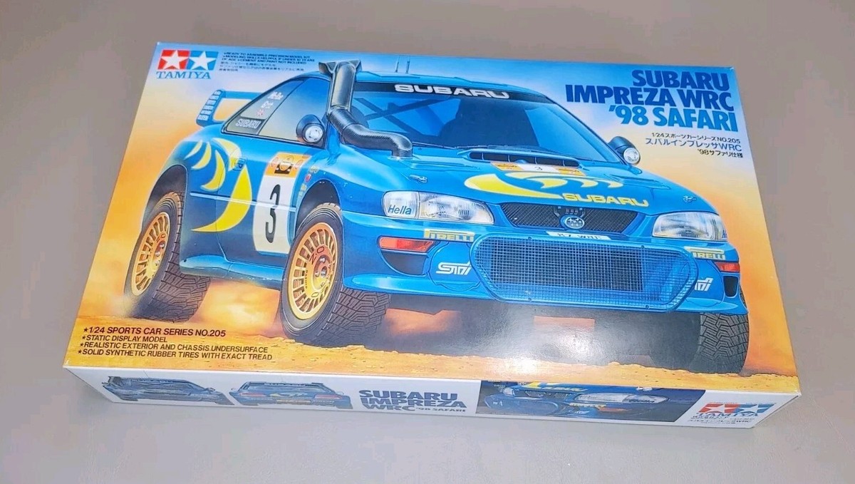 Tamiya 1/24 Subaru Impreza WRC '98 Safari Open Model Kit | eBay