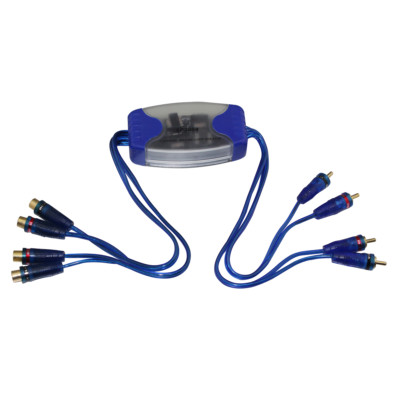 A4A Four Channel Ground Loop Isolator Audio Noise Filter 4 RCA 