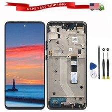 LCD Display Touch Screen Digitizer Frame For Motorola Moto One 5G Ace XT2113