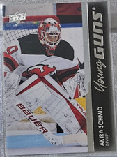 2021-22 Upper Deck Young Guns Akira Schmid #716 (RC)
