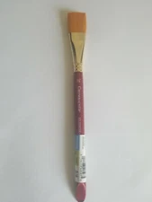 Grumbacher Goldenedge Aquarelle Watercolor Brush Synthetic Bristles Size 3/4"   