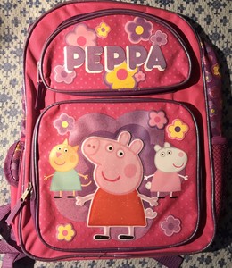 Peppa Pig 16/" Large School Backpack Book Bag New