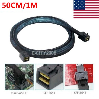 Mini SAS HD to Mini SAS HD Internal SAS Cable SFF8643 HD Cable LSI00405 BROAD