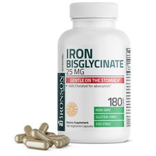 Bronson Iron Bisglycinate 25mg Supports Energ...