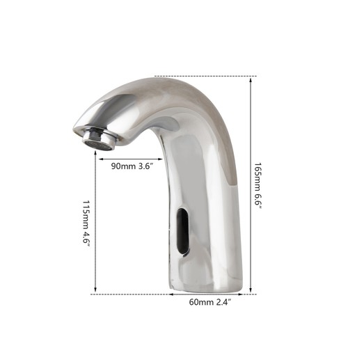 Electronic Automatic Sensor Touchless Faucet Hands Free Bathroom Vessel Sink Tap - Picture 3 of 12