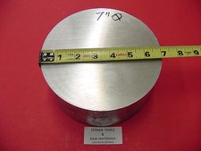 7" ALUMINUM 6061 ROUND ROD 3" LONG T6511 Solid Extruded Lathe Bar Stock New