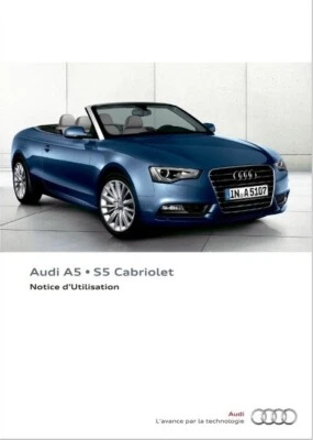 Audi A5 Cabriolet élévateur 2011-2016 Manuel d'entretien Français