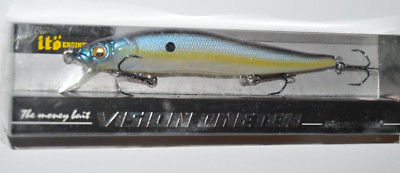 megabass ito vision 110 oneten USA suspending jerkbait 1/2oz sexy french pearl