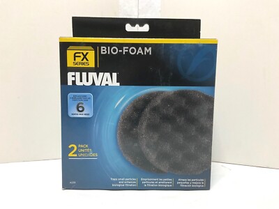 New ! Lot 2 Fluval Bio-Foam Filter FX4/FX/5/FX6 Aquarium Salt/Fresh Water A239