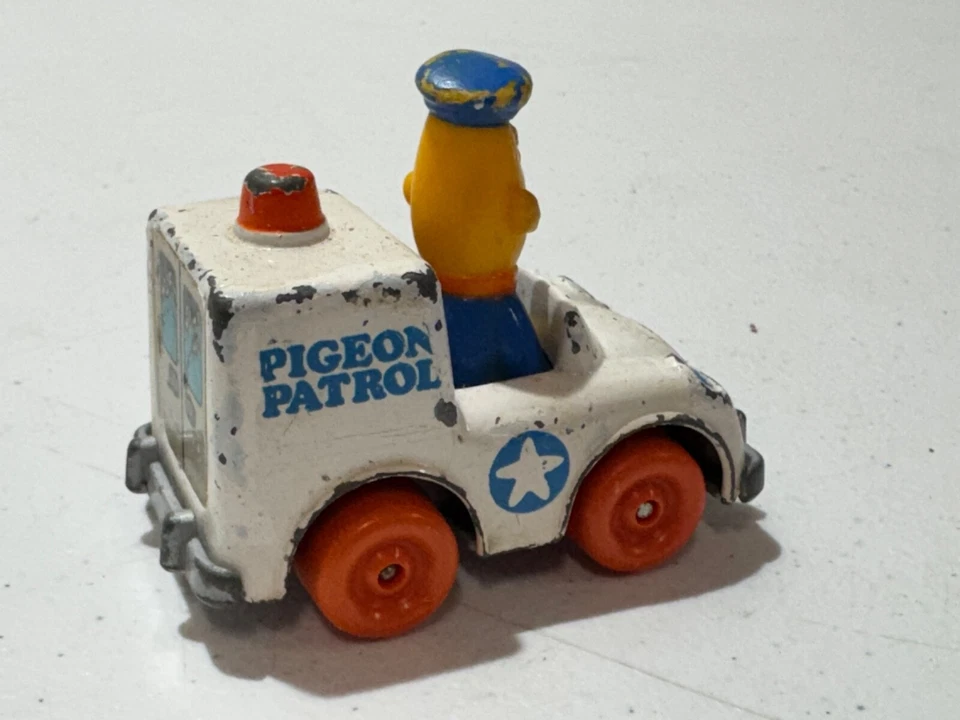 Camión de colección Playskool Plaza Sésamo Burt Paloma Patrulla Diecast Muppets 1981 Foto 2 de 3