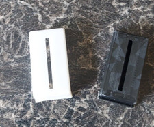Light switch guard covers stop turning off 4  pack Black / White