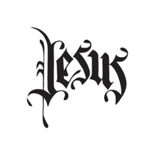 Jesus Font Christian - Vinyl Decal Sticker - Multiple Color  Sizes - ebn904