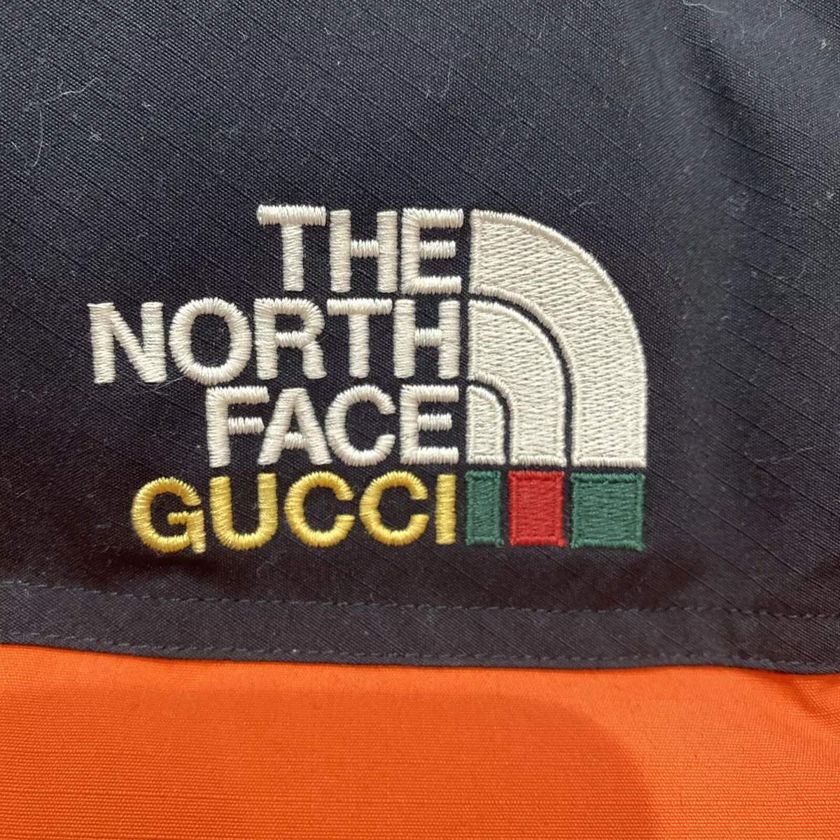 The North Face x Gucci Rare Orange Nuptse Jacket Size Xl 700