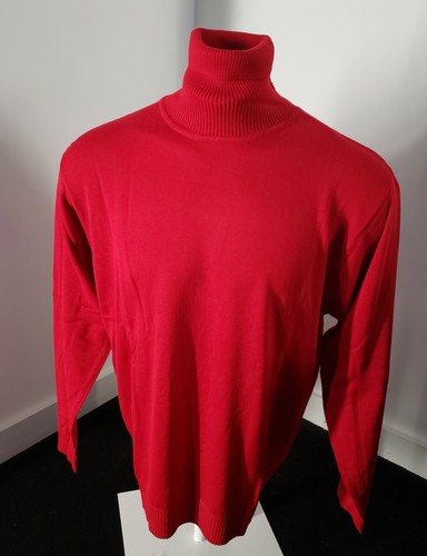 INSERCH RED TURTLENECK SWEATER NWT | eBay
