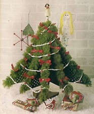 Ornaments  Standing Tree Holiday Patterns 1909 Macrame Holiday Christmas Decor