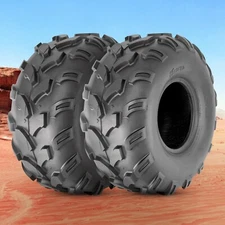 Set 2 18x9.5-8 ATV Tires 18x9.5x8 18x9.5 8 Heavy Duty 4Ply All Terrain Tubeless