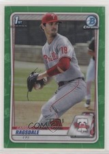 2020 Bowman Draft Chrome Green Refractor 1/99 Carson Ragsdale #BD-145 4k8