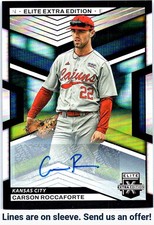 2023 Panini Elite Extra Edition #18 Carson Roccaforte Signatures