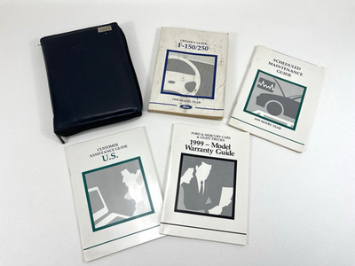 1999 99 Ford F150 F-150 Truck Owners Manual Guide Book Set w/ Vinyl Case OEM