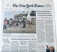 The New York Times Paper September 16 2025 Big Night at the Emmys THE STUDIO New