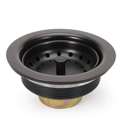KONE 3-1/2 Inch Kitchen Sink Drain ORB Assembly with Oil Rubbed Bronze 
