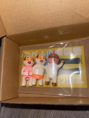Yorozuya×Dehara SATOSHI YAMAMOTO The Worker White Set/3Pcs Vinyl Sofubi Figure