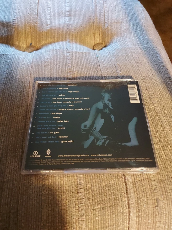 METAL MANIA cd STRIPPED VOL 2 great white/scorpions/poison/dokken/bulletboys - Image 2 of 4