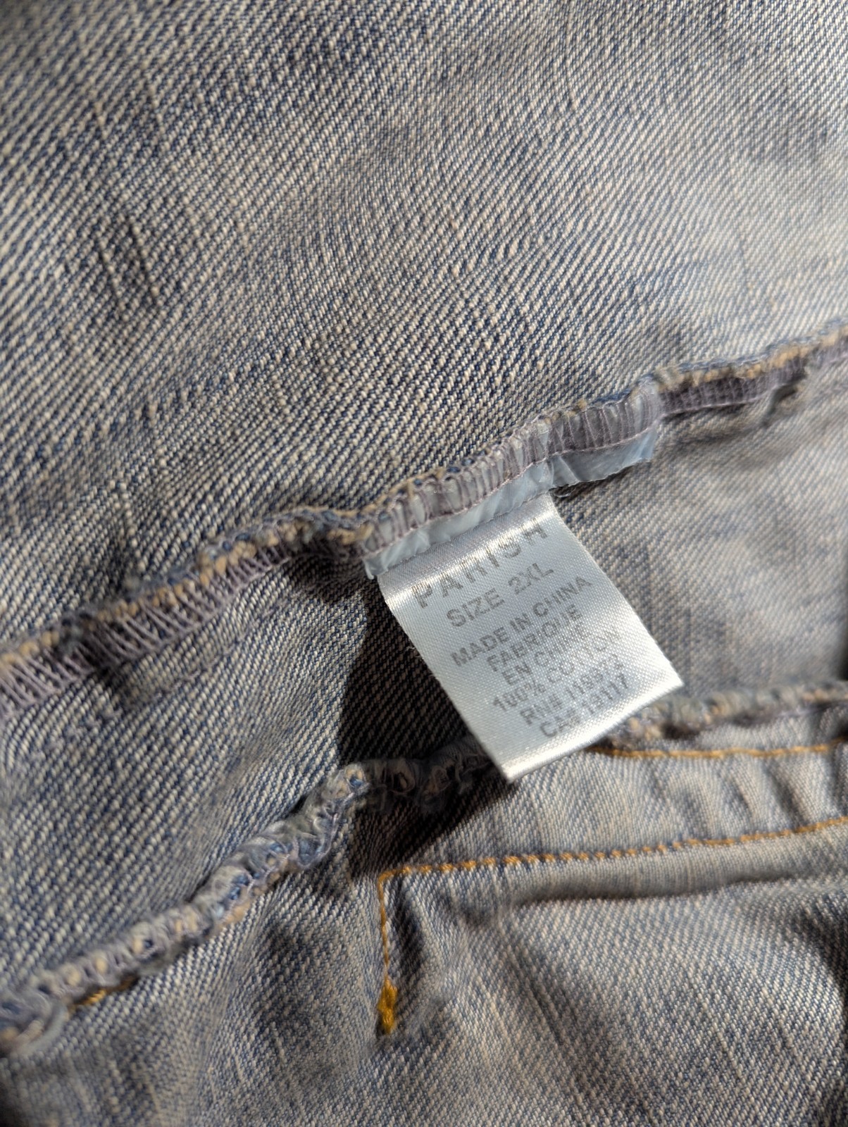 PARISH Nation Patchwork Denim Jacket Size 2XL - image 17