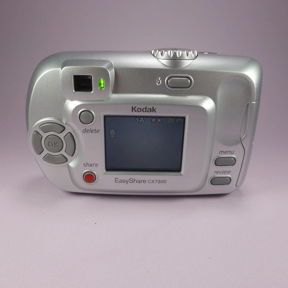 Kodak Digital Camera EasyShare CX7300 3.2MP Silver Tested - Image 3 of 4