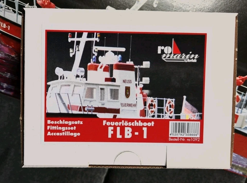 Feuerlöschboot Krick FLB-1 1:25 RC Modell mit Sonderfunktionen & viel Zubehör - Bild 2 von 4