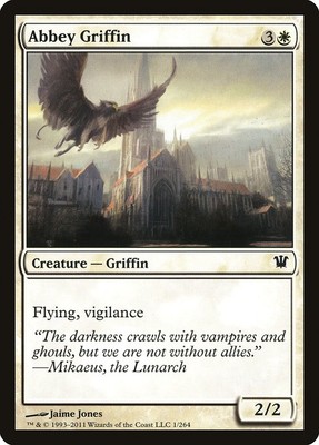 MTG Karte - Abbey Griffin - Innistrad - 1 - EN -EX- C