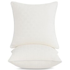 18x18 Pillow Inserts Set of 2, Soft and Fluffy Throw 18x18 Inch Pack of 2 
