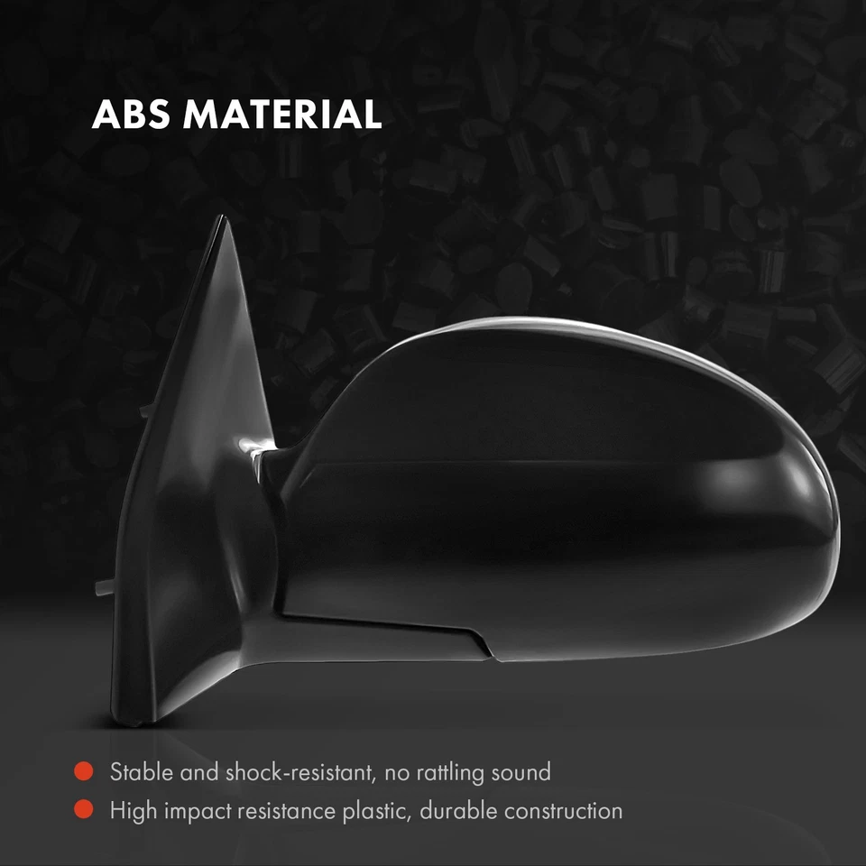 2x Espejo retrovisor eléctrico con calefacción manual plegable liso negro para Kia Spectra 2004-2009 Foto 3 de 4