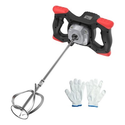 IMAYCC Cement Mixer 2100W, Portable Concrete Mixer, 110V Handheld Mud Mixer f...
