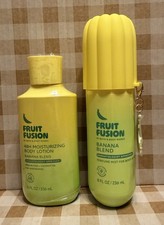 Bath Body Works Fruit Fusion Banana Blend Lotion and Fragrance Mist Set