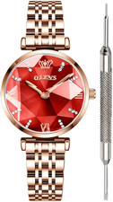 Prismatic Diamond Watch Fashion Luxury Watches for Women Fine Classy Steel Analo