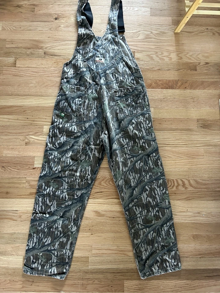 Mono camuflado de caza con soporte para árboles de roble musgo para hombre "mediano" Foto 4 de 4