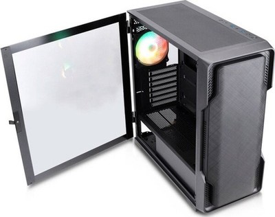 Nanoxia DS-9G ARGB Airflow Black, schwarz, tempered Glass