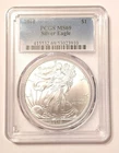 2010 American Silver Eagle  $1 Coin .999 Fine Silver! PCGS Certified MS69!