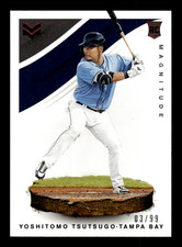 Yoshitomo Tsutsugo Tampa Bay 2020 Magnitude Panini RC #'d 03/99 #25