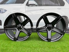 4X R20 Pouce 5X115 Dodge Hellcat Style Noir Demi Mat Roues : Pour Chargeur
