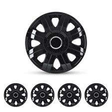 14 Inch Hubcaps Set Of 4 Abs Black Lacquer For Iron Hub Car Truck Suv 5056style 14 Inch Hubcaps Set Of 4 Abs Black Lacquer For Iron Hub Car Truck Suv 5056style