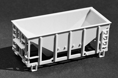 RCR - HO PROJECT 22FT TAPERED RIB SIDE ORE CARS - 4 CARS [14000]