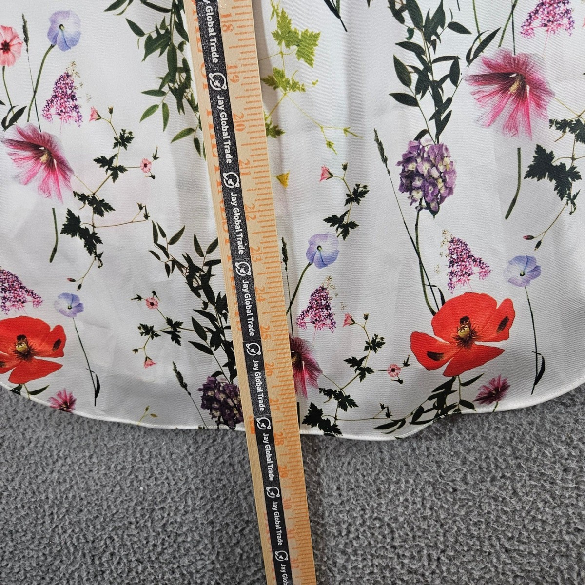 Ted Baker London Floral Back Mixed Media Sweater Cream Silk Blend