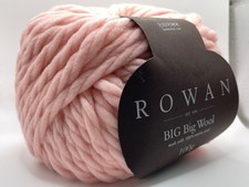 Rowan Big Big Wool 214 Ballet Pink Super Bulky 100 Merino Wool 100gr 44yds