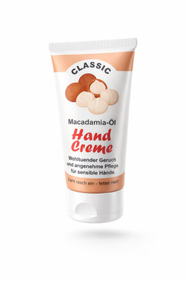 Macadamia Handcreme 75ml   Pflegende Creme mit Glycerin & Sheabutter