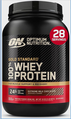Optimum Nutrition Gold Standard 100% Whey Extreme Milk Chocolate 2 lb 28 Serv