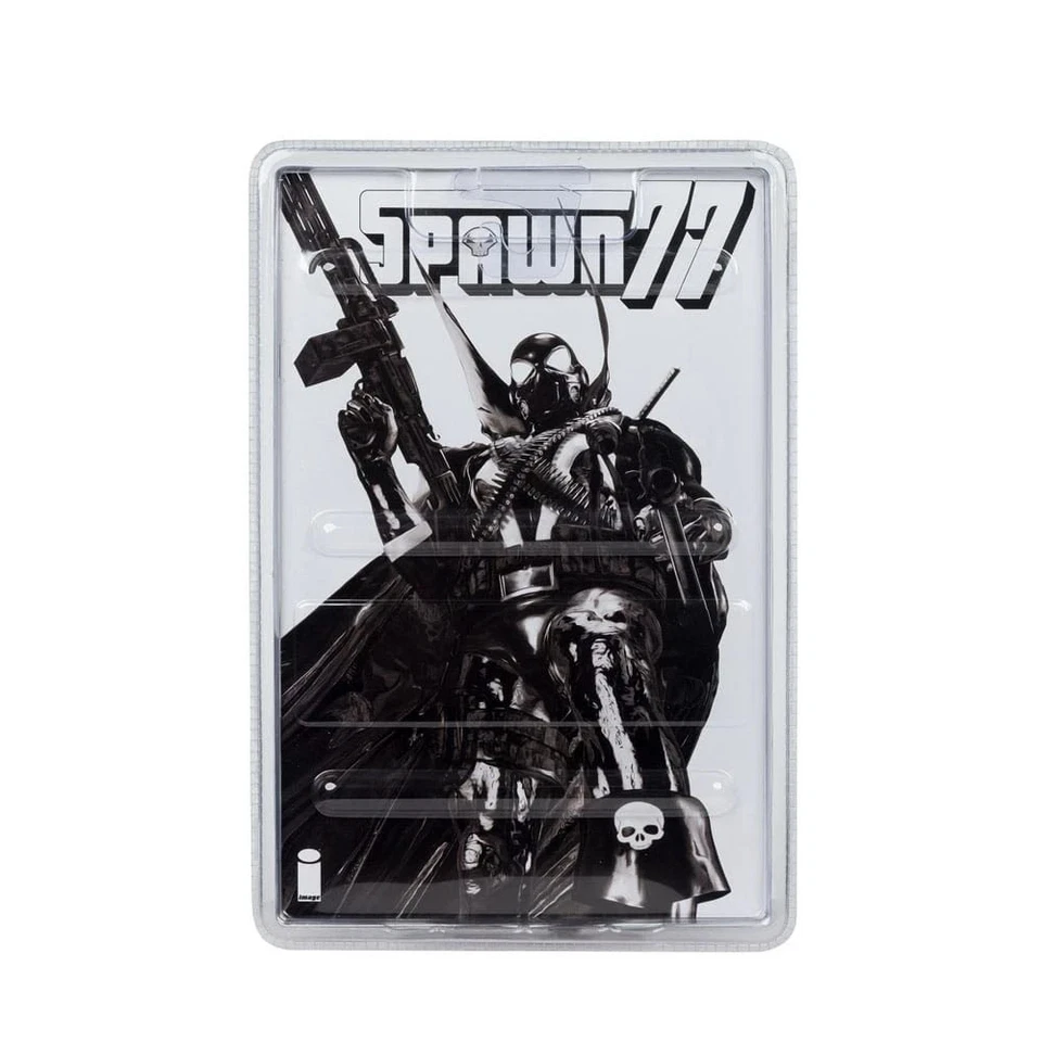 Spawn Page Punchers Actionfigur Spawn 1977 Red and Black (Chase) Red Platinum Ed - Immagine 3 di 3