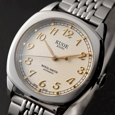 KUOE Kyoto ROYAL SMITH 90-008 Silver x Gold Stainless Steel