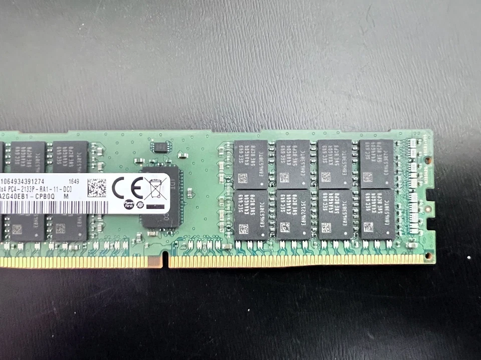 Samsung 16GB DDR4 Server RAM PC4-2133P ECC Memory 1x16GB Module M393A2G40EB1 - Image 4 of 4